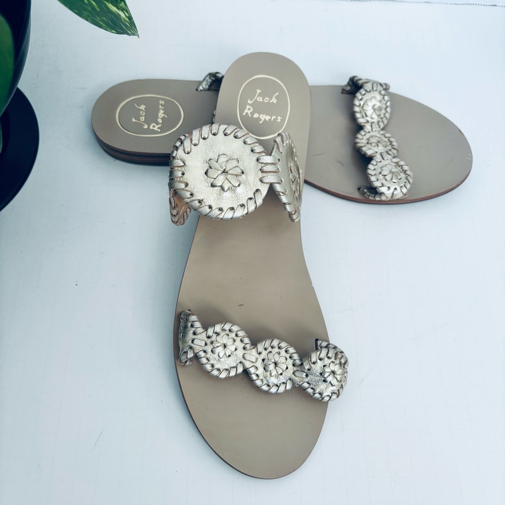 Jack Rogers Lauren Sandals - Gold - Picture 3 of 7